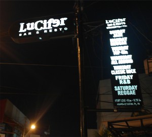 Lucifer Bar Yogyakarta.